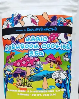 Smurf Snacks Mushrooms Cookies